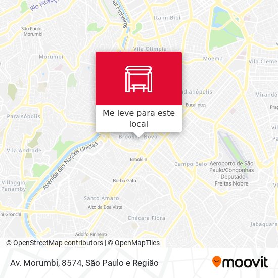 Av. Morumbi, 8574 mapa