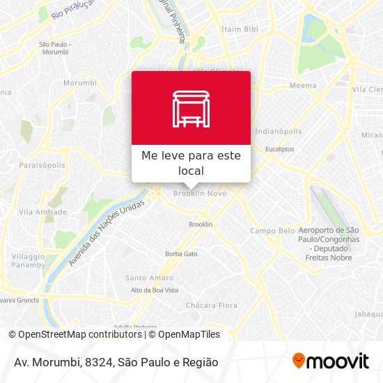 Av. Morumbi, 8324 mapa