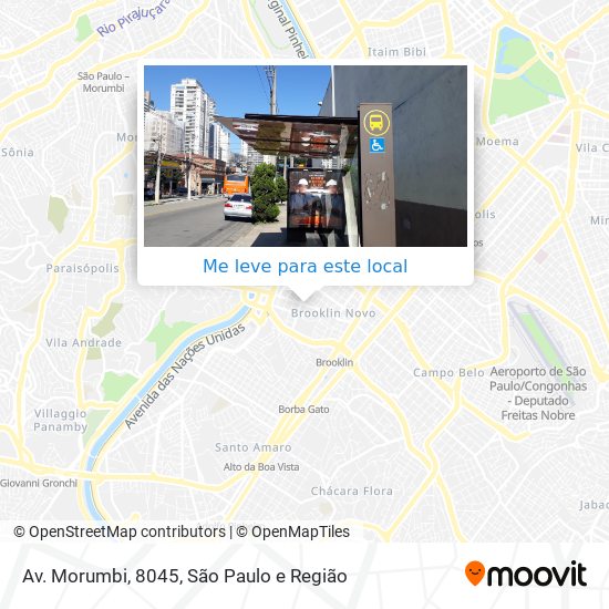 Av. Morumbi, 8045 mapa