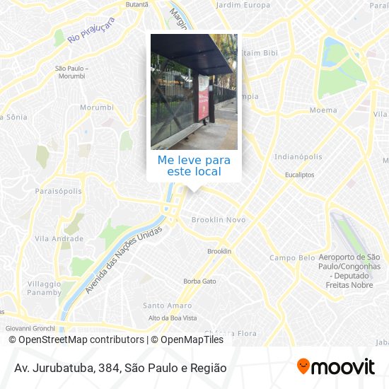 Av. Jurubatuba, 384 mapa