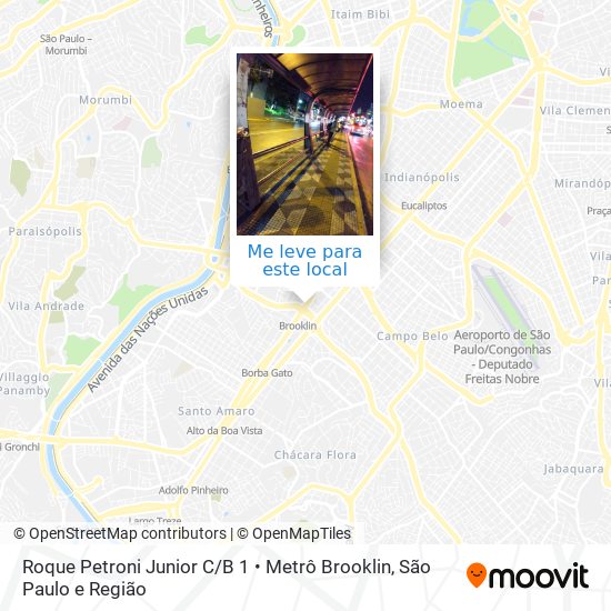 Roque Petroni Junior C / B 1 • Metrô Brooklin mapa
