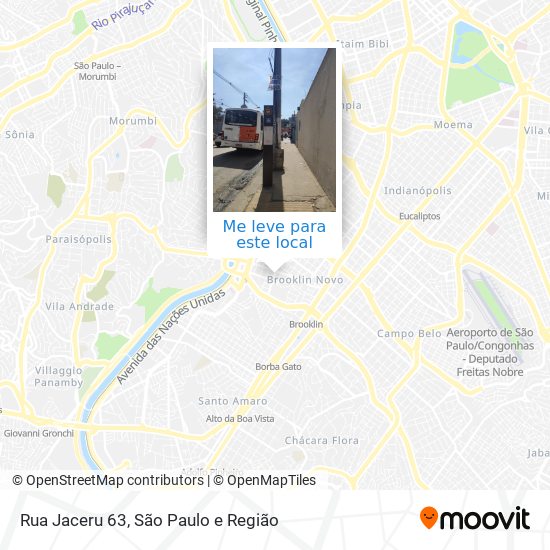 Rua Jaceru 63 mapa