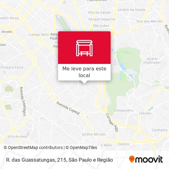 R. das Guassatungas, 215 mapa