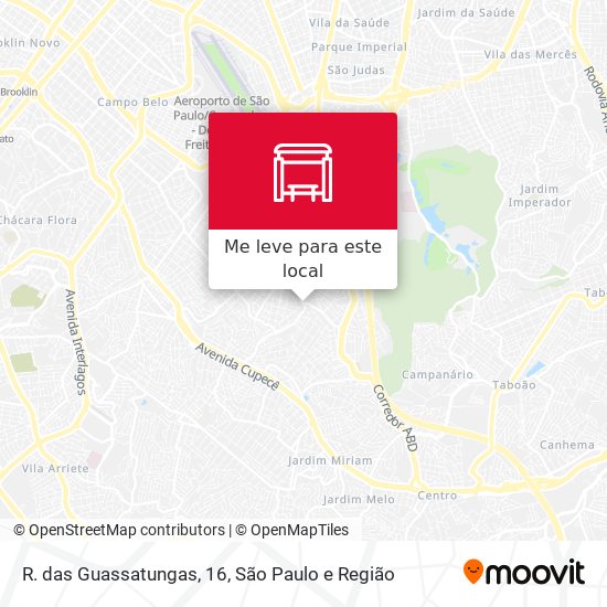R. das Guassatungas, 16 mapa