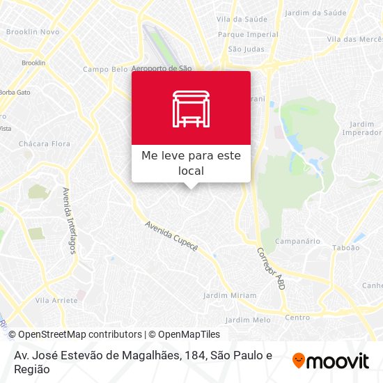 Av. José Estevão de Magalhães, 184 mapa