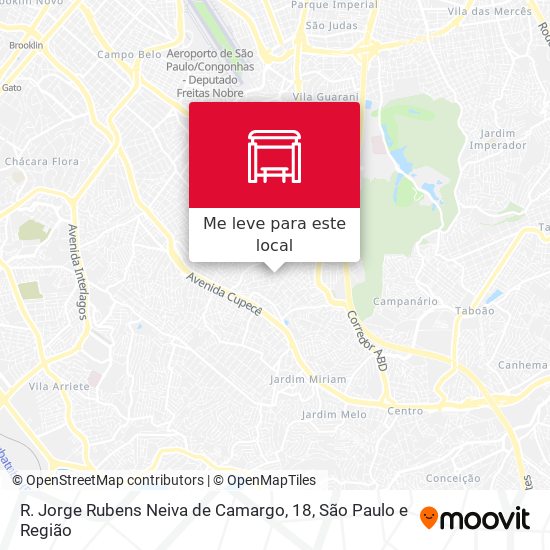 R. Jorge Rubens Neiva de Camargo, 18 mapa