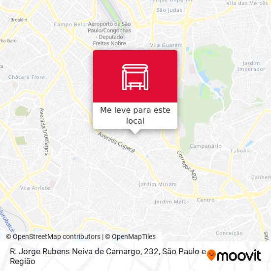 R. Jorge Rubens Neiva de Camargo, 232 mapa