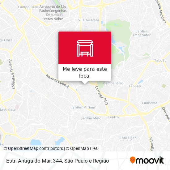 Estr. Antiga do Mar, 344 mapa