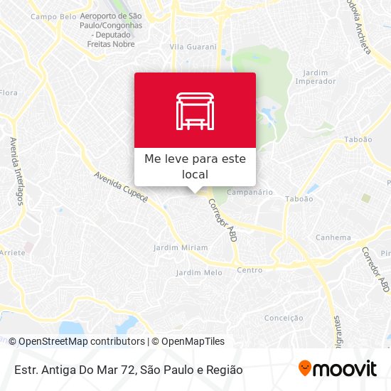 Estr. Antiga Do Mar 72 mapa