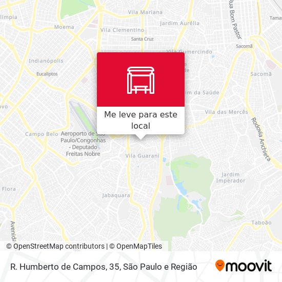 R. Humberto de Campos, 35 mapa
