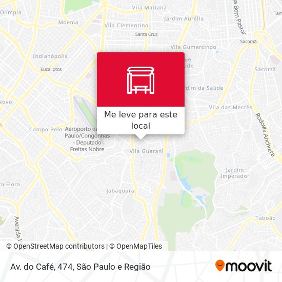 Av. do Café, 474 mapa