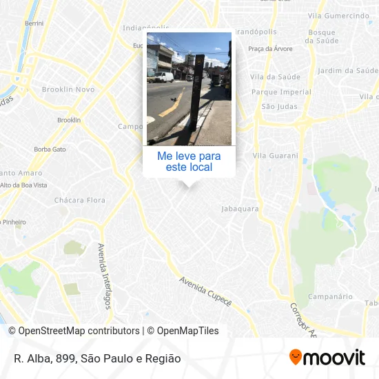 R. Alba, 899 mapa