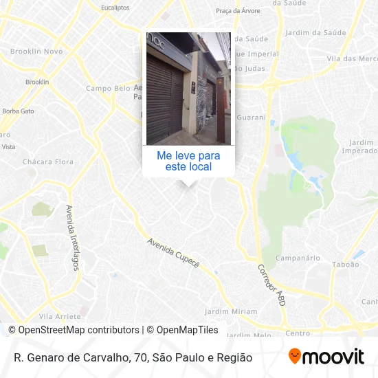 R. Genaro de Carvalho, 70 mapa