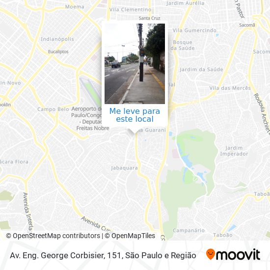 Av. Eng. George Corbisier, 151 mapa