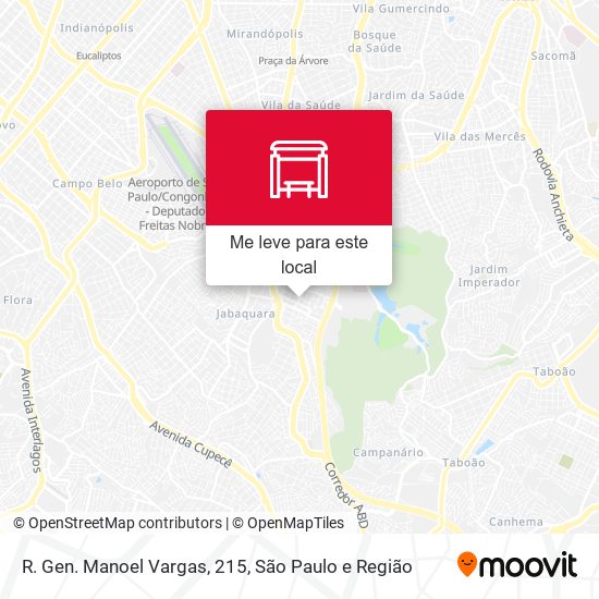 R. Gen. Manoel Vargas, 215 mapa
