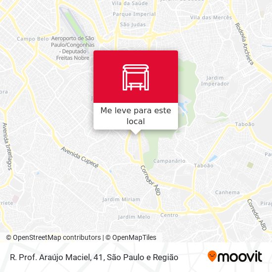 R. Prof. Araújo Maciel, 41 mapa