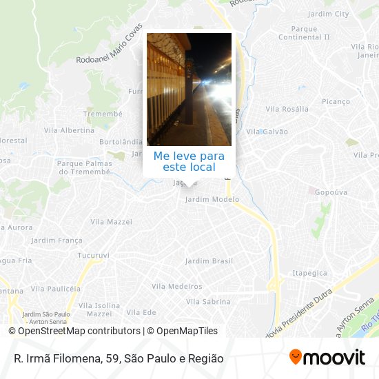R. Irmã Filomena, 59 mapa