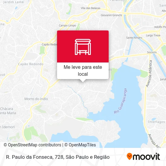 R. Paulo da Fonseca, 728 mapa