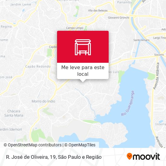 R. José de Oliveira, 19 mapa