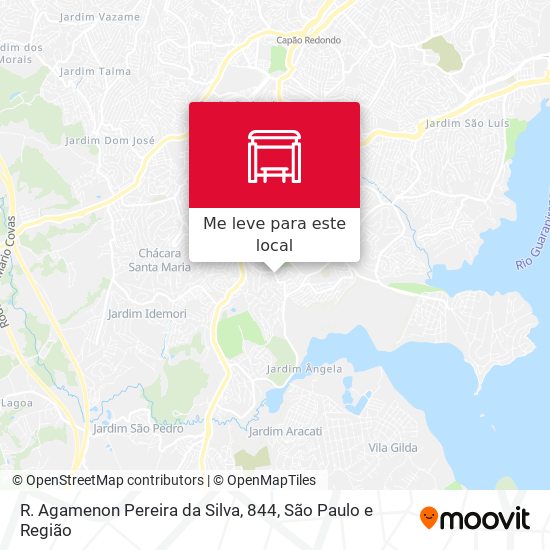 R. Agamenon Pereira da Silva, 844 mapa