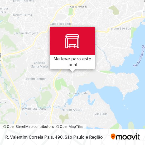 R. Valentim Correia Pais, 490 mapa