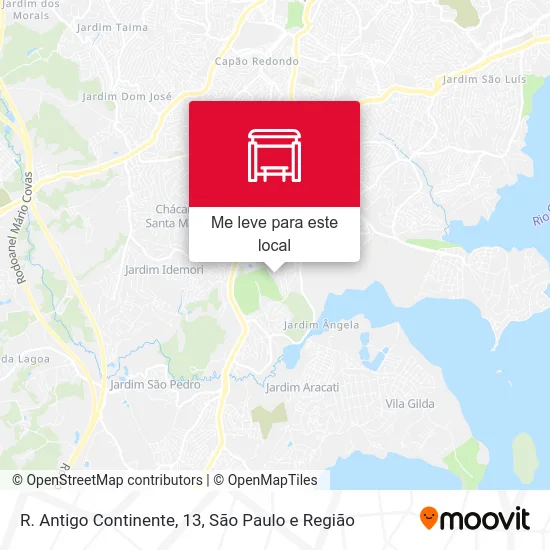 R. Antigo Continente, 13 mapa