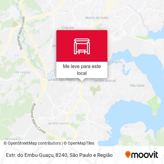 Estr. do Embu-Guaçu, 8240 mapa