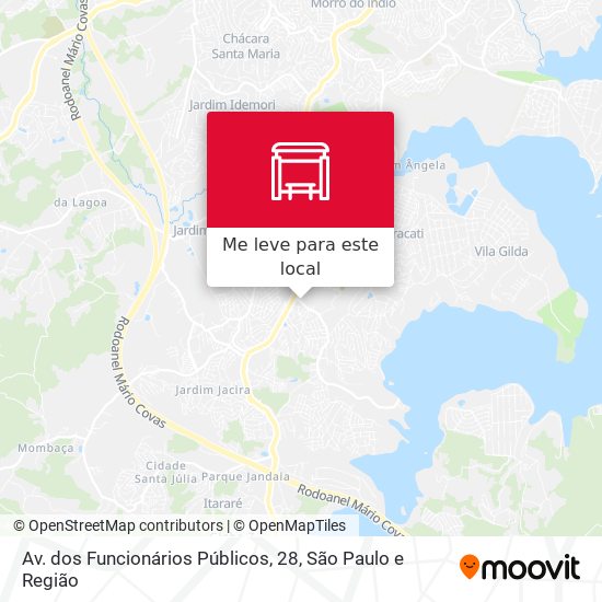 Av. dos Funcionários Públicos, 28 mapa