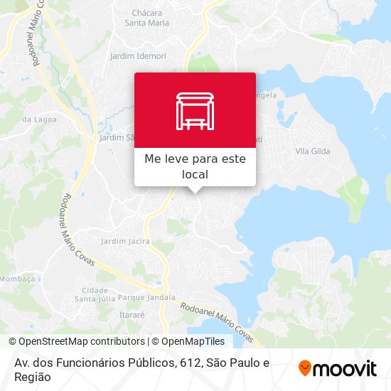 Av. dos Funcionários Públicos, 612 mapa