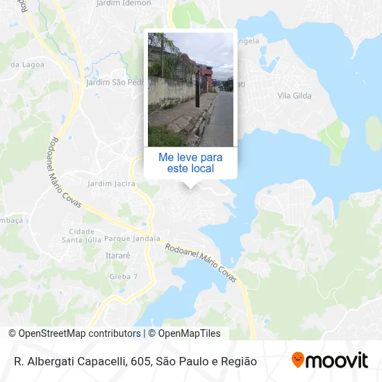 R. Albergati Capacelli, 605 mapa