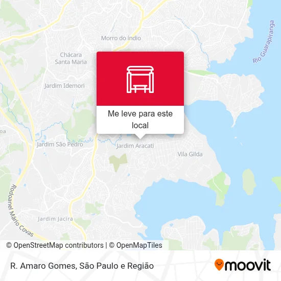 R. Amaro Gomes mapa