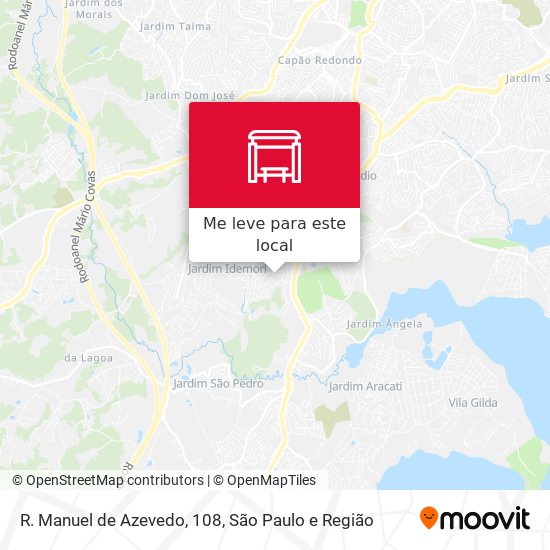 R. Manuel de Azevedo, 108 mapa