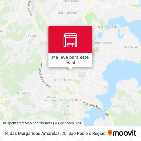 R. das Margaridas Amarelas, 28 mapa