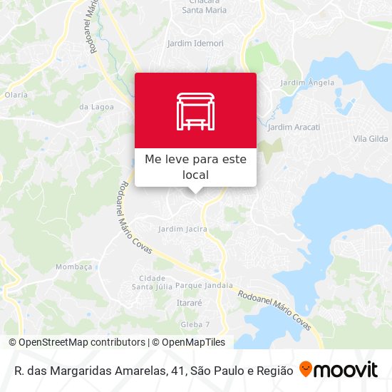 R. das Margaridas Amarelas, 41 mapa