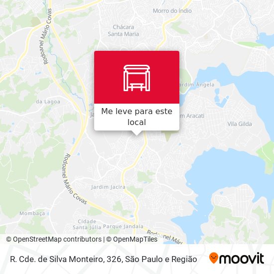 R. Cde. de Silva Monteiro, 326 mapa