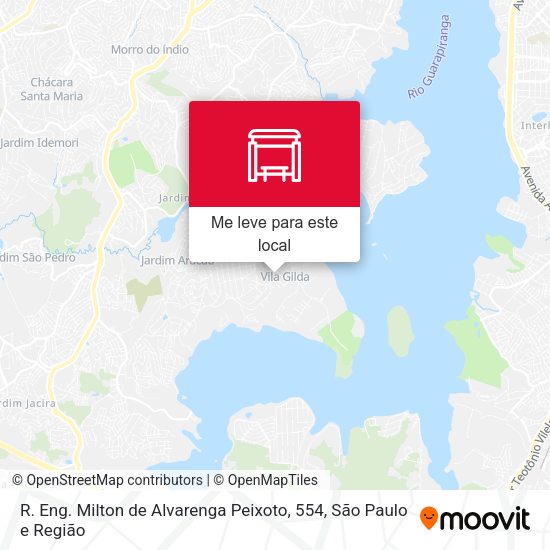 R. Eng. Milton de Alvarenga Peixoto, 554 mapa