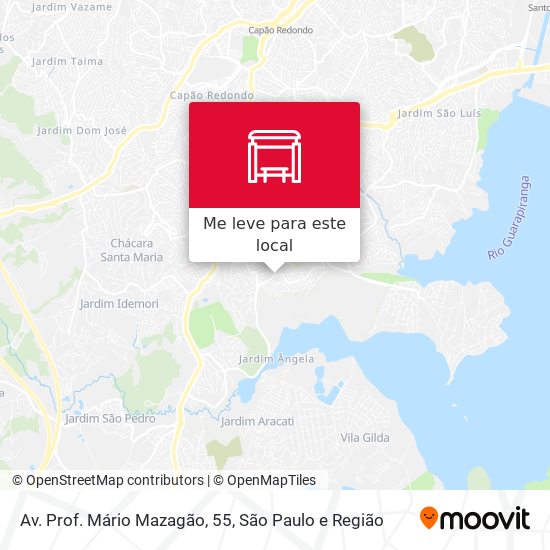 Av. Prof. Mário Mazagão, 55 mapa