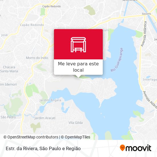 Estr. da Riviera mapa