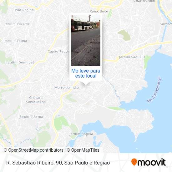 R. Sebastião Ribeiro, 90 mapa