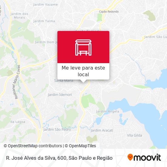 R. José Alves da Silva, 600 mapa