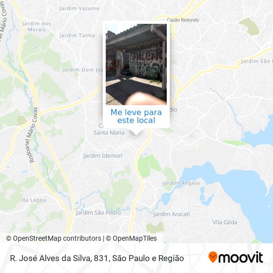 R. José Alves da Silva, 831 mapa