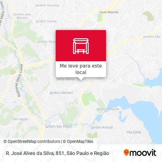 R. José Alves da Silva, 851 mapa