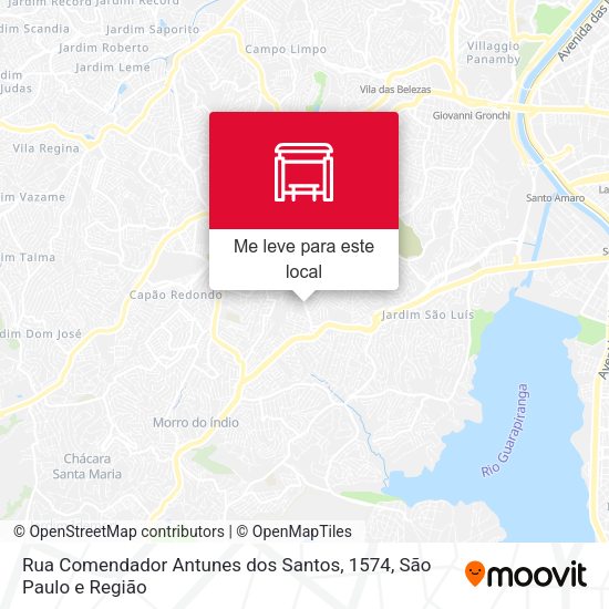 Rua Comendador Antunes dos Santos, 1574 mapa