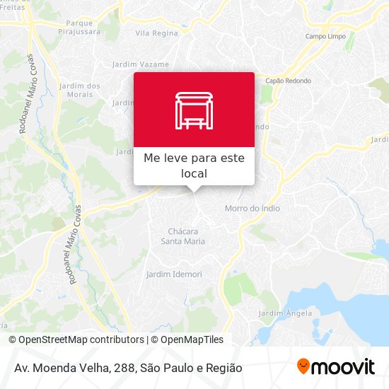 Av. Moenda Velha, 288 mapa