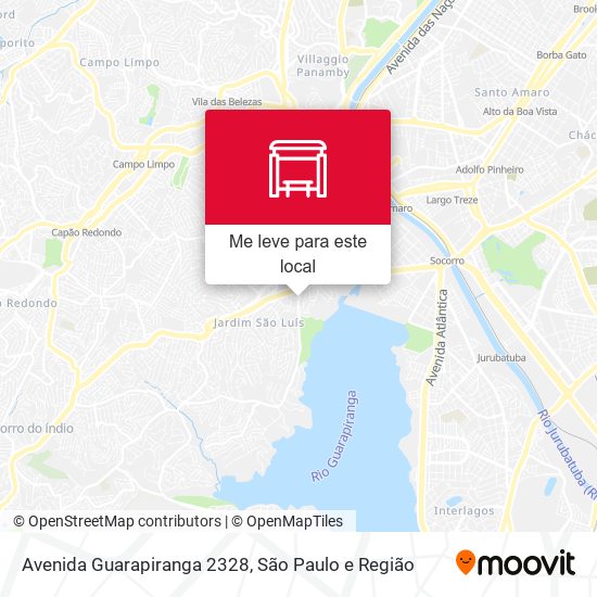 Avenida Guarapiranga 2328 mapa