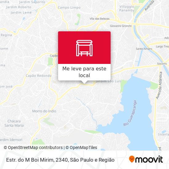 Estr. do M Boi Mirim, 2340 mapa