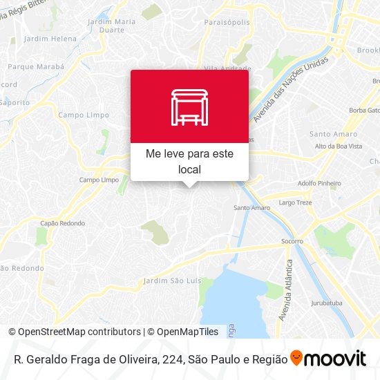 R. Geraldo Fraga de Oliveira, 224 mapa