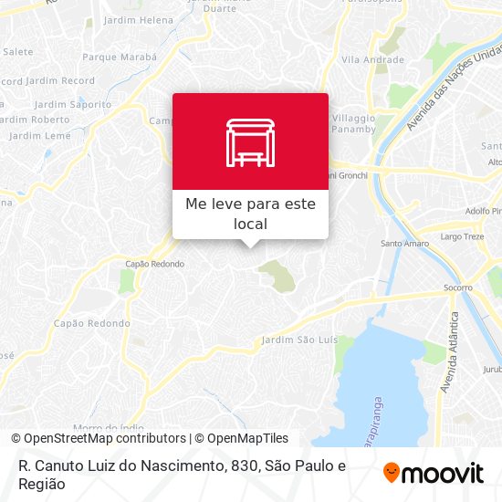 R. Canuto Luiz do Nascimento, 830 mapa