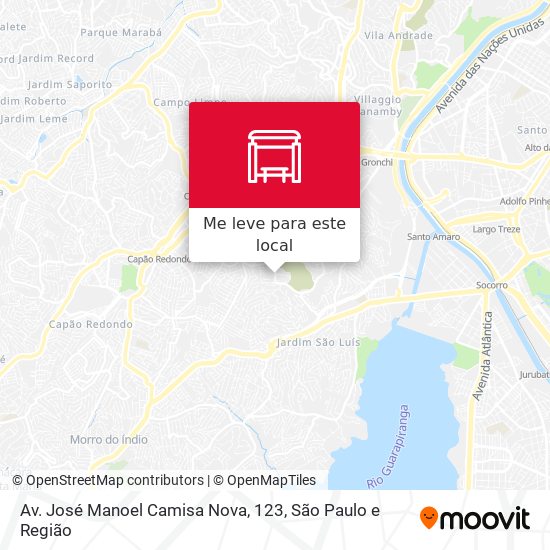 Av. José Manoel Camisa Nova, 123 mapa