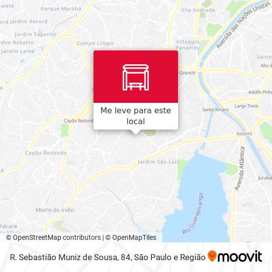 R. Sebastião Muniz de Sousa, 84 mapa